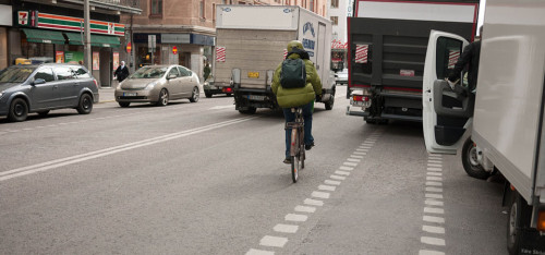 En cykeltur i den friska stockholmsluften.